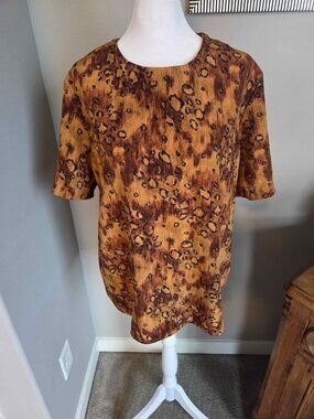 Vintage Notations womens blouse size large